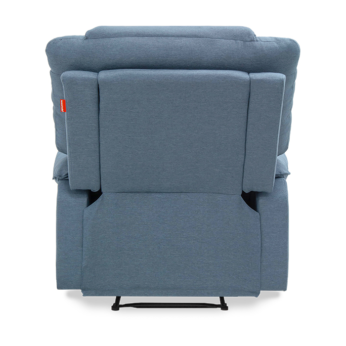 Sillon Reclinable Tela Azul Faret | Reclinables | salas